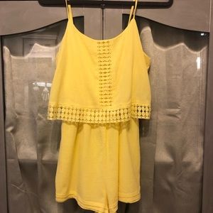 Yellow romper NWT
